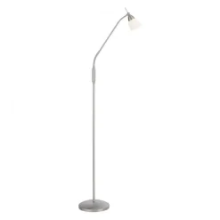 Paul Neuhaus Verstellbare Stehleuchte in Silber Dimmer Glas 163 cm* Wohnzimmerlampen|Metall Lampen