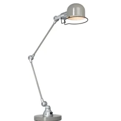 Steinhauer Verstellbare Tischleuchte Metall in Grün Silber 68 cm* Tischlampen|Bürolampen