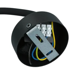 TK Lighting Verstellbare Wandlampe Schwarz Gold Metall E27* Metall Lampen|Stofflampen