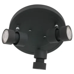 Steinhauer Verstellbarer Deckenspot Schwarz Ø27,5 cm inkl. GU10* Deckenleuchten|Spots