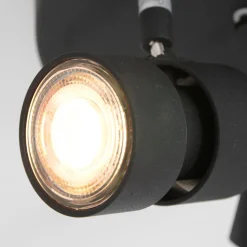 Steinhauer Verstellbarer Deckenspot Schwarz Ø27,5 cm inkl. GU10* Deckenleuchten|Spots