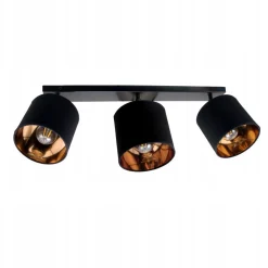 Outlet Belis Verstellbarer Deckenspot Stoff E27 90 cm lang blendarm