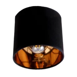 Outlet Belis Verstellbarer Deckenspot Stoff E27 90 cm lang blendarm