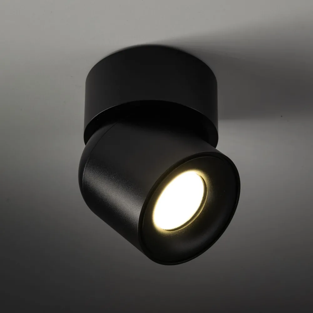 TK Lighting Verstellbarer Deckenstrahler Schwarz Metall GU10 IP65* Metall Lampen|Feuchtraumleuchten