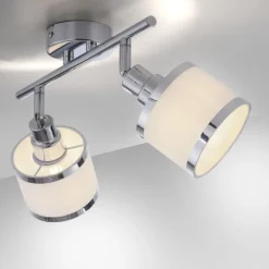 Discount Just Light Verstellbarer Deckenstrahler Chrom Metall E14 blendarm