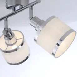 Discount Just Light Verstellbarer Deckenstrahler Chrom Metall E14 blendarm