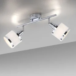 Discount Just Light Verstellbarer Deckenstrahler Chrom Metall E14 blendarm