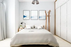 Belis Verstellbarer Deckenstrahler blendarm Stoff E14 2-flmg* Flurlampen|Bürolampen