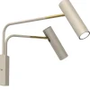 Luminex Verstellbarer Wandspot Beige Gold GU10 B:60 cm stilvoll* Spots|Wandleuchten