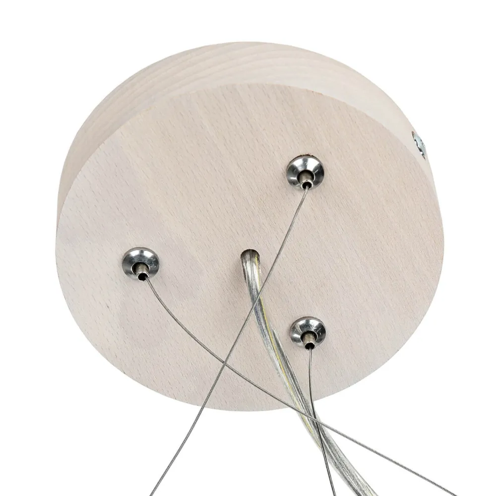 Hot Lamkur Vielseitige Pendelleuchte ARBARO Holz rund Esstisch