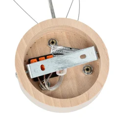 Hot Lamkur Vielseitige Pendelleuchte ARBARO Holz rund Esstisch