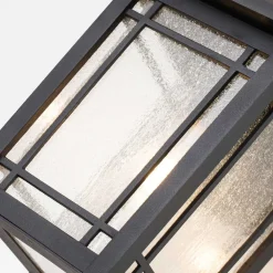 Clearance Elstead Vintage Außenlampe Wand E27 IP44 H: 41,8 cm Schwarz