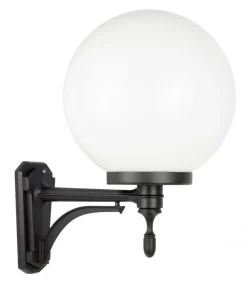 SU-MA Vintage Außenleuchte Kugelschirm IP43 blendarm E27* Außenwandleuchten|Feuchtraumleuchten