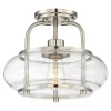 Elstead Vintage Deckenlampe Glas Metall 25cm E27 FELI* Deckenleuchten|Flurlampen