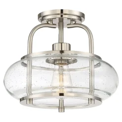 Elstead Vintage Deckenlampe Glas Metall 25cm E27 FELI* Deckenleuchten|Flurlampen