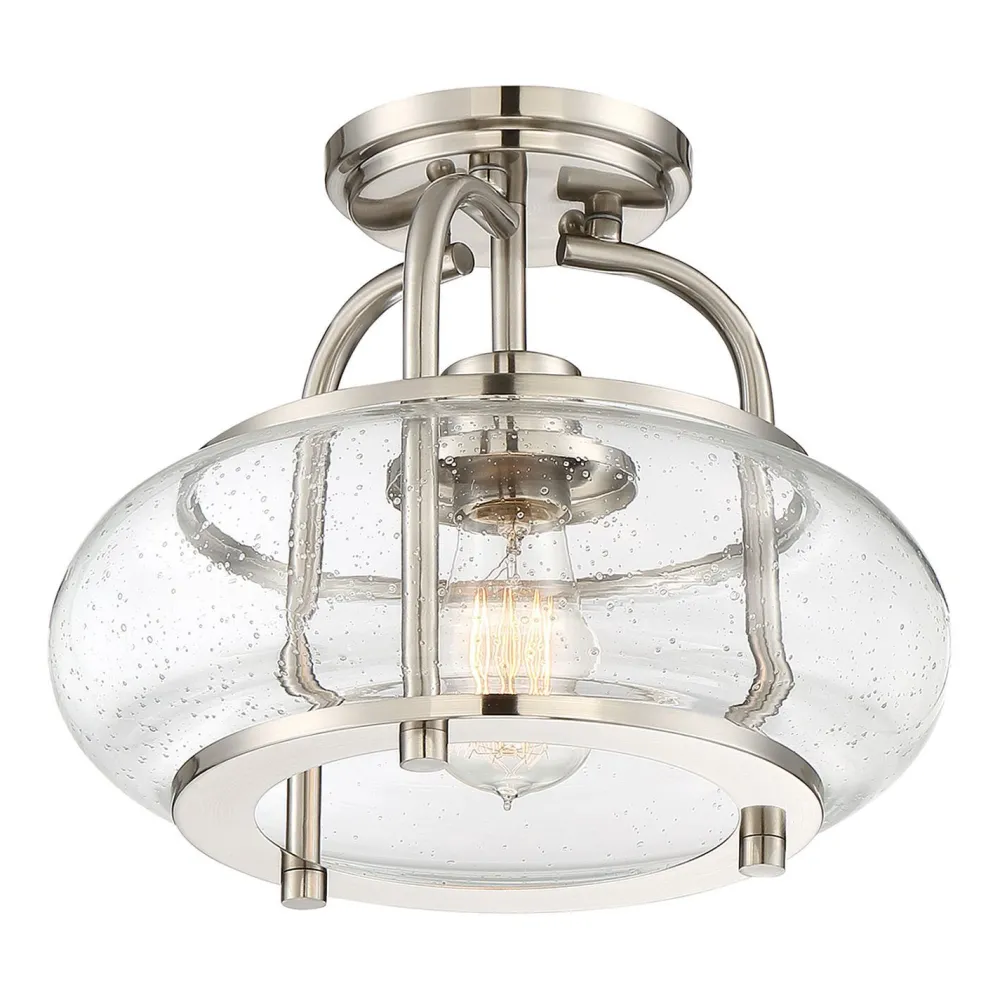 Elstead Vintage Deckenlampe Glas Metall 25cm E27 FELI* Deckenleuchten|Flurlampen