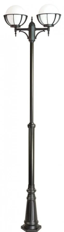 SU-MA Vintage Kandelaber NINETTE Schwarz 185-285 cm 3x* Industrie Lampen|Kugellampen