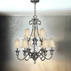 Elstead Vintage Kronleuchter tropisch extravagant 10x E14* Hängelampen|Designerlampen