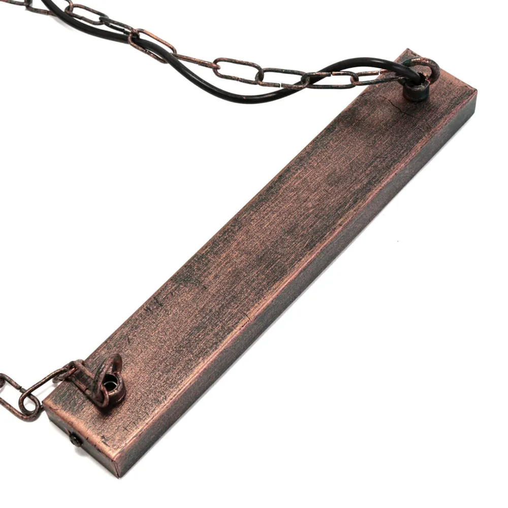 Outlet Luminex Vintage Lampe hängend HAKON Kupfer Antik Made in EU