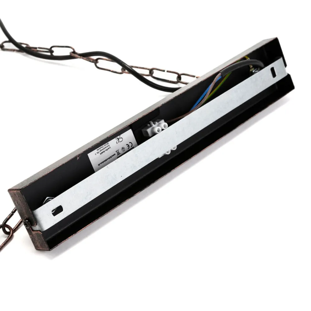 Outlet Luminex Vintage Lampe hängend HAKON Kupfer Antik Made in EU