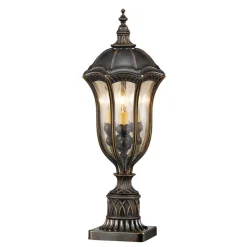 New Elstead Vintage Sockelleuchte außen Garten Weg H:61cm IP44