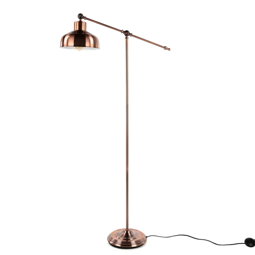 Searchlight Vintage Stehleuchte in kupfer antik* Wohnzimmerlampen|Vintage Lampen