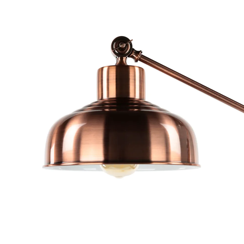 Searchlight Vintage Stehleuchte in kupfer antik* Wohnzimmerlampen|Vintage Lampen