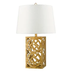 Elstead Vintage Tischlampe AIROSO Weiß H:80cm Design Lampe* Tischlampen|Schlafzimmer Lampen