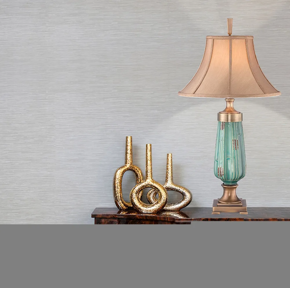 Elstead Vintage Tischlampe Keramik Grün Beige H:86cm* Tischlampen|Schlafzimmer Lampen