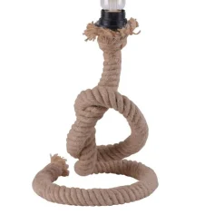 Hot Just Light Vintage Tischleuchte E27 bis 15 W 33 cm Tau Seil