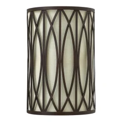 Elstead Vintage Wandlampe CIARA Creme Braun B:20cm Leuchte* Wandleuchten|Flurlampen