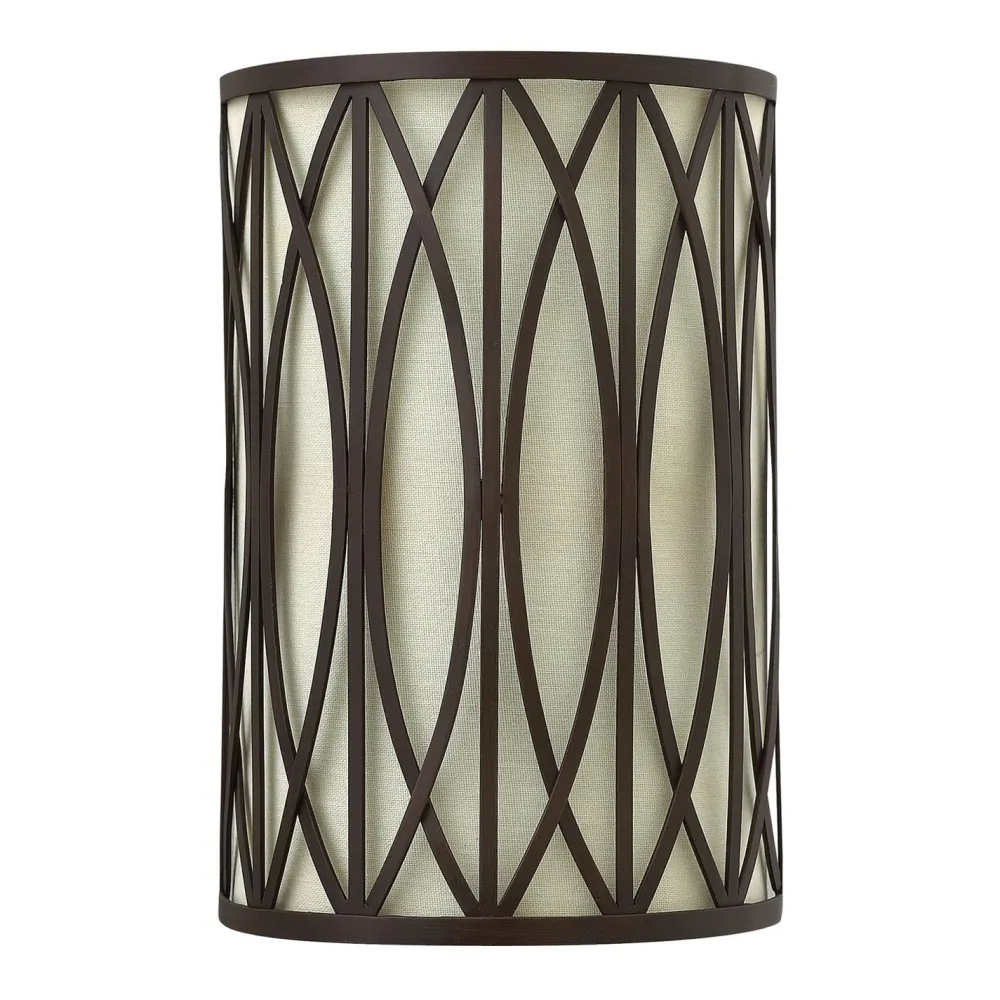 Elstead Vintage Wandlampe CIARA Creme Braun B:20cm Leuchte* Wandleuchten|Flurlampen