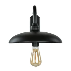 Lido Vintage Wandlampe innen groß T:73cm Schwarz Aluminium* Wandleuchten|Küchenlampen