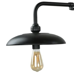 Lido Vintage Wandlampe innen groß T:73cm Schwarz Aluminium* Wandleuchten|Küchenlampen