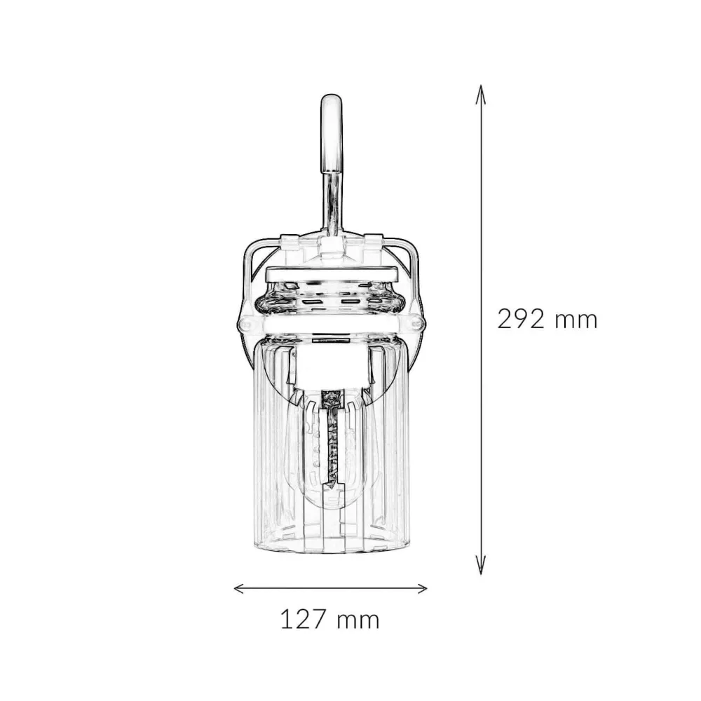 Clearance Elstead Vintage Wandleuchte Industrie Design Glas Schirm