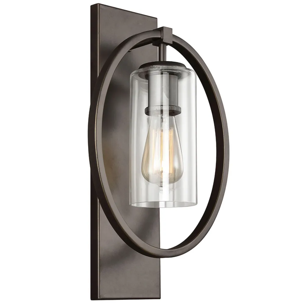 Discount Elstead Vintage Wandleuchte STRALING Bronze B:46cm Lampe