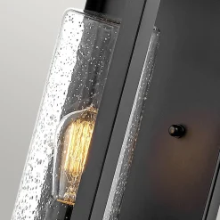 Online Elstead Wand Außenlampe Vintage E27 IP44 H: 51,8 cm Schwarz