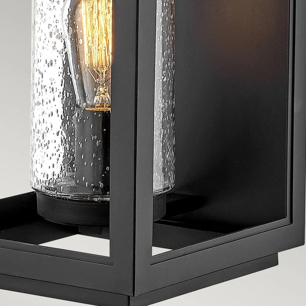 Online Elstead Wand Außenlampe Vintage E27 IP44 H: 51,8 cm Schwarz