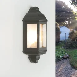 Outlet Easylight Wand Außenleuchte Anthrazit LIVORNO rustikal E27 IP44