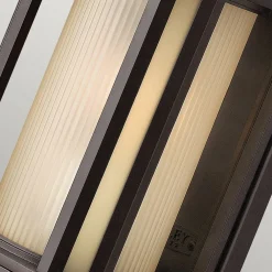 Elstead Wand Außenleuchte klein H: 29,2 cm Alu Glas E27 IP44 Retro* Außenwandleuchten|Retro Lampen