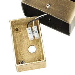 Hot Lido Wand Spot außen IP64 rostfreies Messing GU10 SERRES