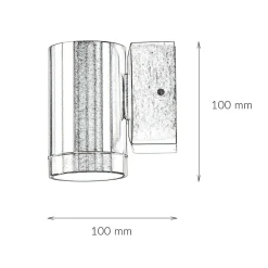 Hot Lido Wand Spot außen IP64 rostfreies Messing GU10 SERRES