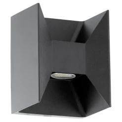 Eglo Wandaußenleuchte LED Morino Anthrazit 2-Flmg* Moderne Lampen|Led Außenleuchten