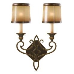 Clearance Elstead Wandlampe ANABELL 4 Beige Bronze B:34cm Leuchte