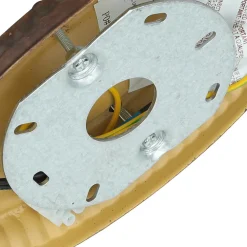 Elstead Wandlampe ANABELL 1 in Braun B:16cm Landhaus Lampe* Glaslampen|Designerlampen