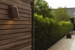 Eco-Light Wandlampe Außen Aluminium GU10 IP54 H:14,6 cm Rostbraun* Metall Lampen|Vintage Lampen