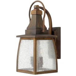 Elstead Wandlampe Außen Braun Echt-Messing Hof Haus MAINE* Außenwandleuchten|Rustikale Lampen