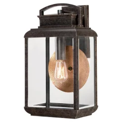 Elstead Wandlampe Außen Braun Kupfer IP44 Vintage Terrasse* Außenleuchten Antik|Außenwandleuchten