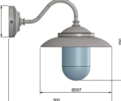Laura Suardi Wandlampe Außen Chrom aus Messing Hof Maritim* Außenleuchten Antik|Außenwandleuchten