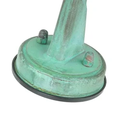 Best Lido Wandlampe außen E27 IP64 Grün antik Glas Echt-Messing